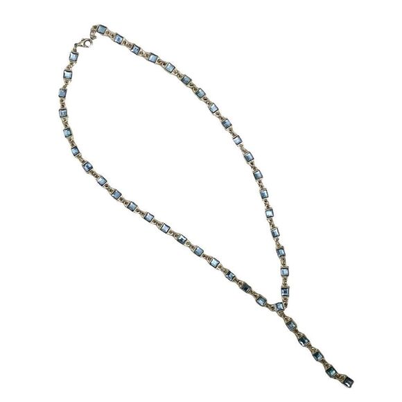 Fashionable Elegant Glass Necklace Rhinestones - Picture 4 of 5